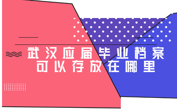 武汉应届毕业档案可以存放在哪里 武汉应届毕业档案可以存放在哪里