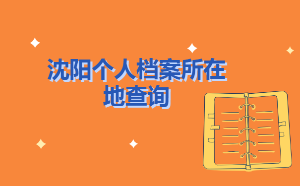 沈阳个人档案所在地查询