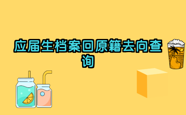 湖南岳阳应届生档案回原籍去向查询?