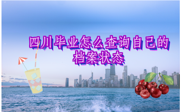 四川毕业生怎么查询自己的档案状态?