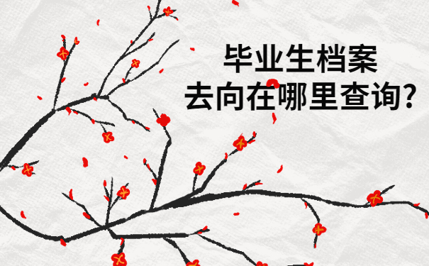 毕业生档案去向在哪里查询?这些地方你都知道吗？