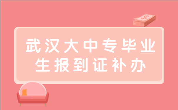 武汉大中专毕业生报到证补办