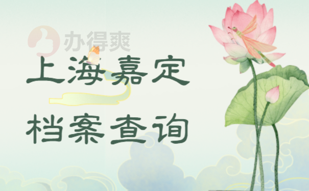 上海嘉定人才中心个人档案查询方式!